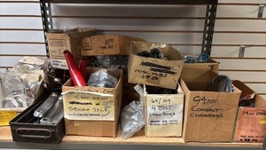 lot 109 image: Assorted Vintage Bicycle Parts Lot