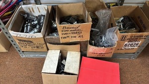 lot 111 image: Collection of Bendix 2-Speed Hubs and Bicycle Parts