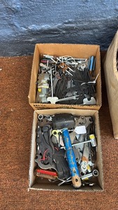 lot 120 image: Collection of Vintage Combination Bicycle Wrenches and Tools