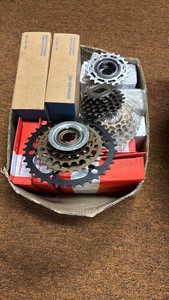 lot 128 image: Collection of Bicycle Freewheels Including Shimano and Sprocket Gears