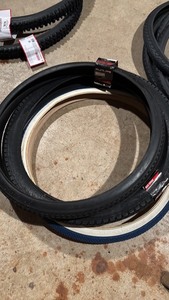 lot 159 image: Set of 3 Bicycle Tires 24 with Unique Tread Patterns