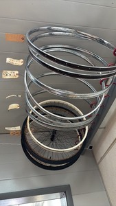 lot 180 image: Collection of Vintage Bicycle Wheels - Various Sizes and Specifications