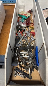 lot 220 image: Collection of Bicycle Repair Tools with Spoke Wrenches and Chain Tools