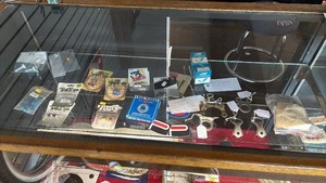 lot 288 image: Collection of Vintage Bicycle Parts and Accessories