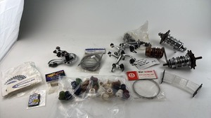 lot 332 image: Collection of Rare Vintage Bicycle Parts and Components