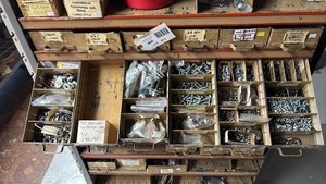lot 612 image: Extensive Collection of Bicycle Bolts and Parts