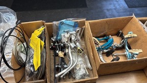 lot 615 image: Collection of Bicycle Brakes and Parts
