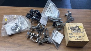 lot 628 image: Collection of Shimano Bicycle Derailleurs and Accessories
