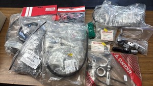 lot 637 image: Collection of Bicycle Shifters and Parts Including Shimano and SunRace