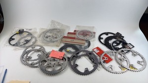 lot 663 image: Collection of Bicycle Chainrings in Various Sizes