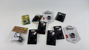 lot 664 image: Collection of Bicycle Seat Clamps Assorted Sizes