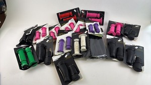 lot 671 image: Collection of Assorted Handlebar Grips in Various Colors and Styles