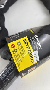 lot 697 image: Kryptonite Keeper 785 Integrated Chain Lock with Transit Tube-R Chain Carrier