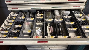 lot 603 image: Assorted BMX Axles with Various Parts - Individually Bagged