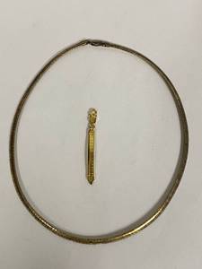 lot 68S image: Elegant Milor Italy Sterling Silver Necklace with Extension
