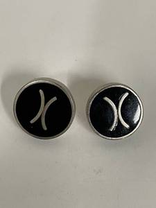 lot 70S image: Sterling Silver Pisces  X Earrings .925
