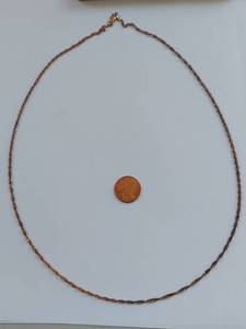 lot 191 image: Sterling Silver Italian Twist Chain Necklace 925 - 24