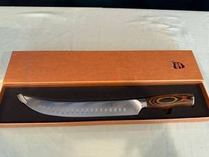 lot 5 image: TUO Cutlery Fiery Phoenix 10-Inch German Steel Butcher Knife