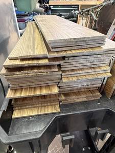 lot 40 image: Collection of Porcelain Tiles for Wood-Look Flooring