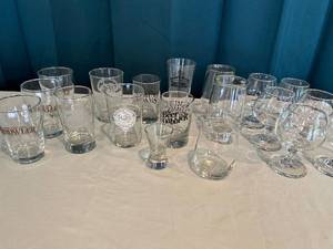 lot 48 image: Collection of 20 Assorted Beer and Wine Glasses