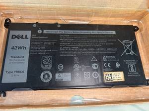 lot 49 image: Dell Type YRDD6 42Wh Rechargeable Li-ion Laptop Battery
