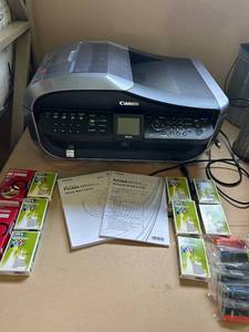 lot 56 image: Canon PIXMA MX850 All-in-One Printer with Ink Cartridges and Manuals