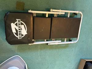 lot 168 image: Used Folding Z Creeper Garage Mechanics Creeper