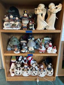 lot 201 image: Collection of Holiday and Winter Figurines