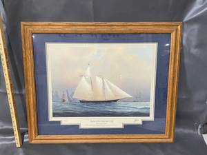 lot 7E image: Yachts of the Americas Cup Special Edition Framed Print