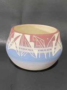 lot 24E image: Navajo Pottery Bowl USA