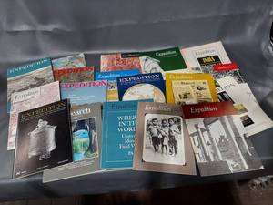 lot 63E image: Vintage Expedition Magazines Lot University of Pennsylvania
