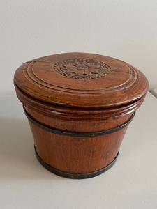 lot 32N image: 19th Century Chinese Cedar Rice Container