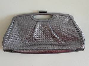 lot 44N image: Elliott Lucca Graphite Clutch Bag Brand New with Tags