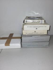 lot 101 image: Set of 6 B&G Copenhagen Porcelain Collectible Plates 1964-1985