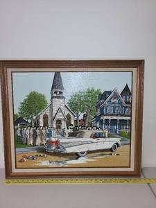 lot 4P image: H. Hargrove Signed Limited Edition Serigraph My Daughters Wedding