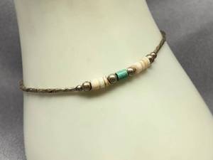 lot 32B image: Sterling Silver Beaded Bracelet