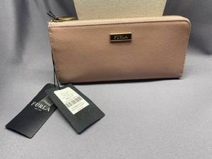 lot 43B image: Furla Pink Zip-Around Wallet