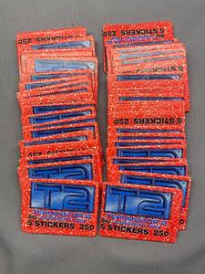 lot 44B image: Terminator 2 Sticker Packs Lot