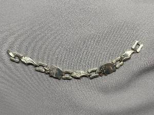lot 55B image: Sterling Silver Animal Bracelet - Elephants and Whales