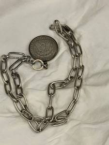 lot 2 image: 1897 Morgan Silver Dollar Necklace Pendant