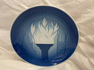 lot 27 image: B&G Copenhagen Porcelain Plaque - Olympic Games 1976, Montreal