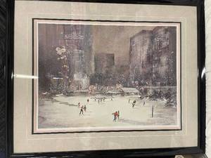 lot 53 image: Limited Edition Rick Romano Winter Landscape Signed Print