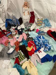 lot 88 image: Collection of Vintage Barbie Doll and Clothing
