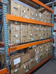Inventory of 5000 NEW/UNUSED APEX Agriculture & Irrigation Quick Lock Couplings, Tees, Adaptors, Elbows list price over $75,000