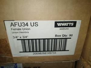Inventory of 5000 NEW/UNUSED APEX Agriculture & Irrigation Quick Lock Couplings, Tees, Adaptors, Elbows list price over $75,000