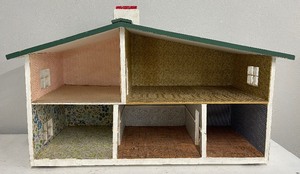lot 15 image: Vintage Handmade Dollhouse