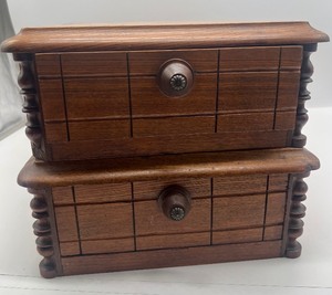 lot 116 image: Two Vintage Hanky Drawers