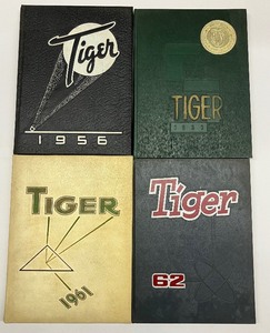 lot 129 image: Vintage Albert Lea Tiger Yearbooks Albert Lea Minnesota 1950-60s