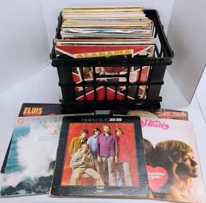 lot 163 image: Vintage Vinyl Record Albums Mixed Genres