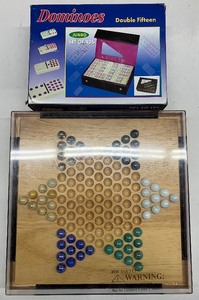 lot 85 image: Boardgames - Dominoes and Chinese Checkers New in Packages